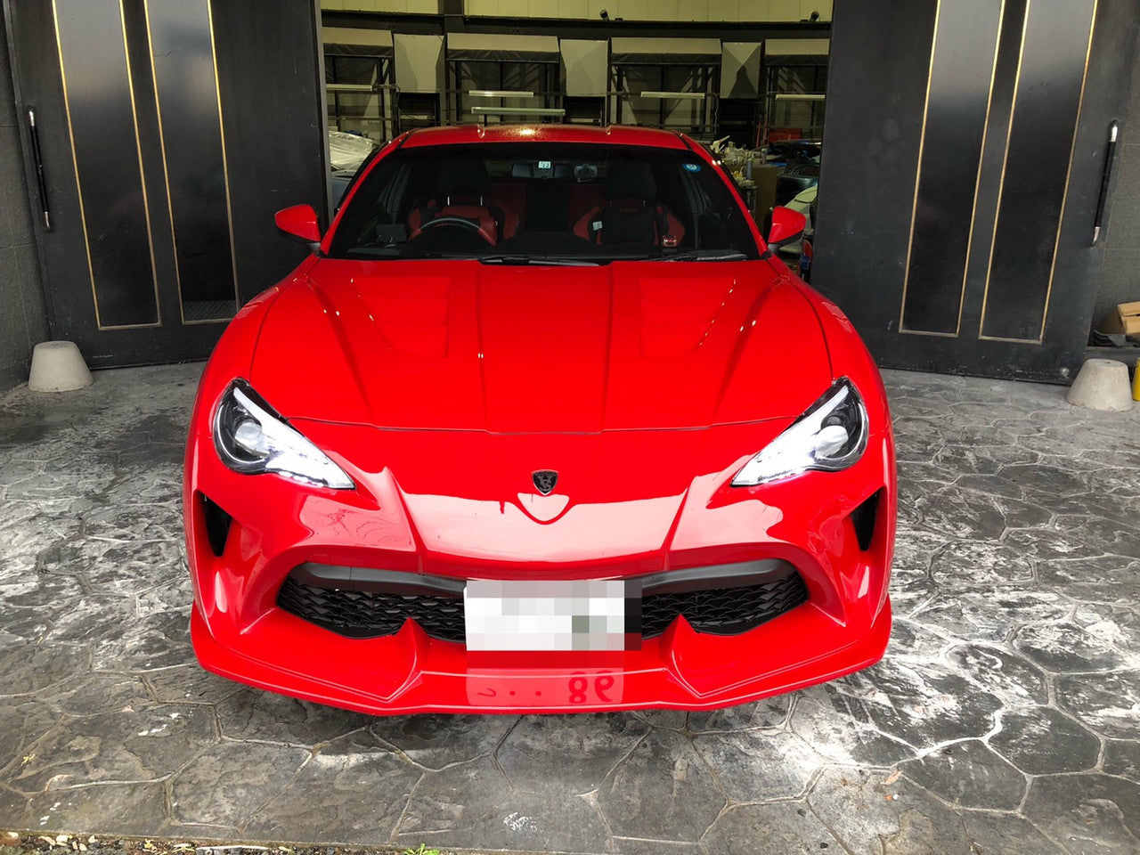 VeilSide 2013-2020 Scion FR-S/ Subaru BR-Z/ Toyota 86 Front Face Kit - Front Bumper, Front Fenders, Vented Hood (Japanese FRP)
